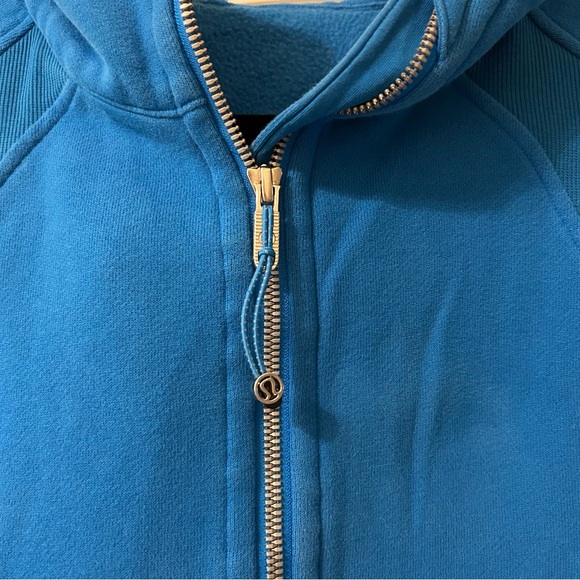 Lululemon Cropped Half Zip Scuba Jacket Blue Nile - Picture 4 of 6